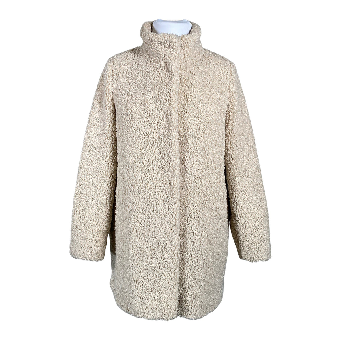 Unisex Saki - Villane mantel, suurus 42 - Looduslik valge (1)