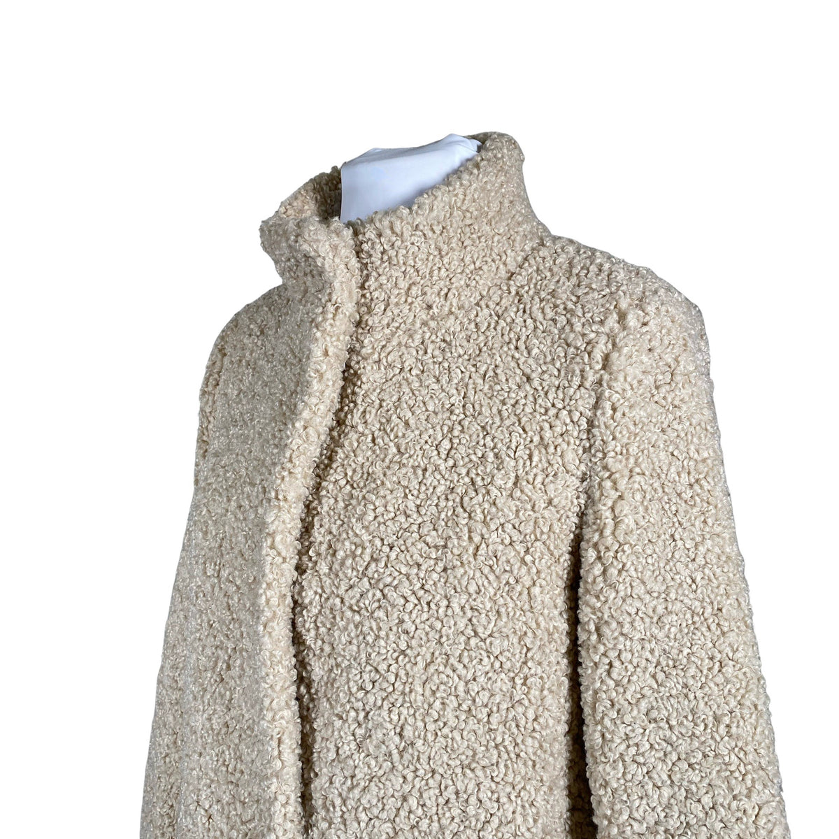 Unisex Saki - Villane mantel, suurus 42 - Looduslik valge (3)