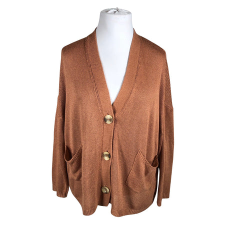 Unisex Lindex - Kardigan, suurus 42 - Pruun ()