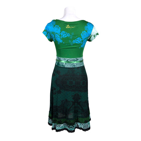 Unisex Desigual - Trikotaažist kleit, suurus 38 - Roheline (2)