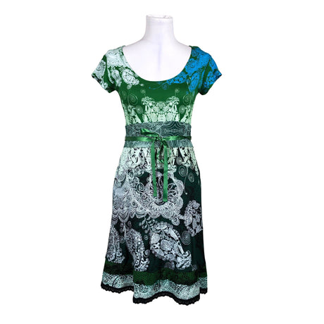 Unisex Desigual - Trikotaažist kleit, suurus 38 - Roheline ()