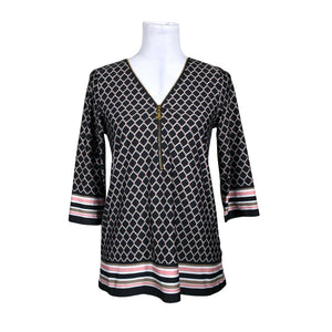 Unisex Happy Holly - Trikotaažist pluus, suurus 36 - Must (1)