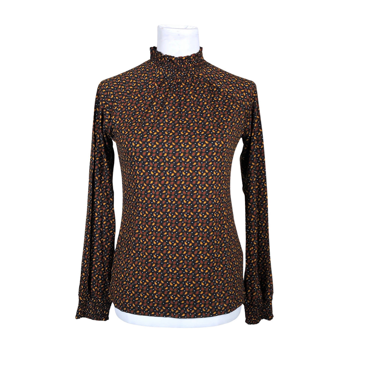 Unisex Taifun - Trikotaažist pluus, suurus 36 - Must (1)