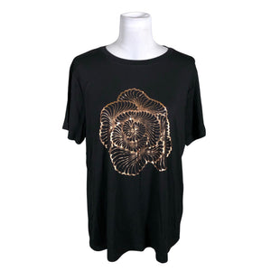 Unisex Kaffe - T-särk, suurus 40 - Must (1)