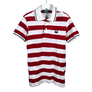 Unisex Benetton - Polosärk, suurus 134 - 140 - Punane (1)