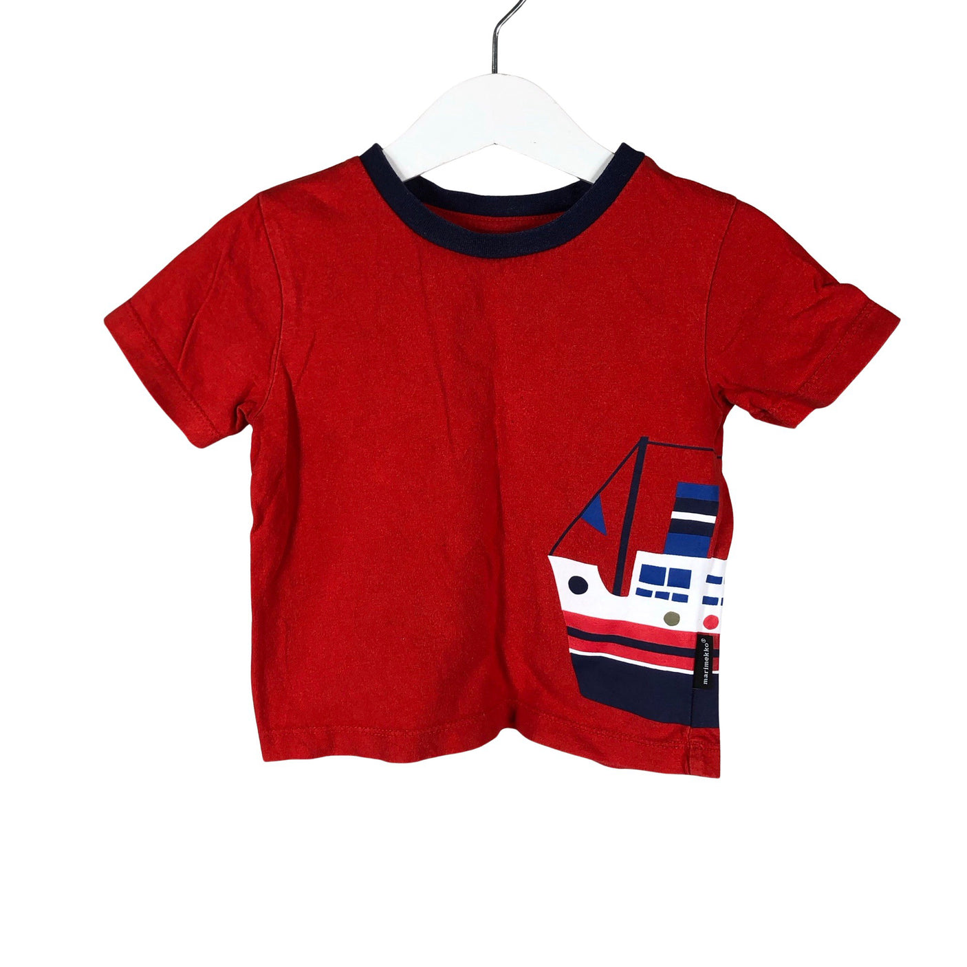 Unisex Marimekko - T-särk, suurus 80 - 86 - Punane (1)
