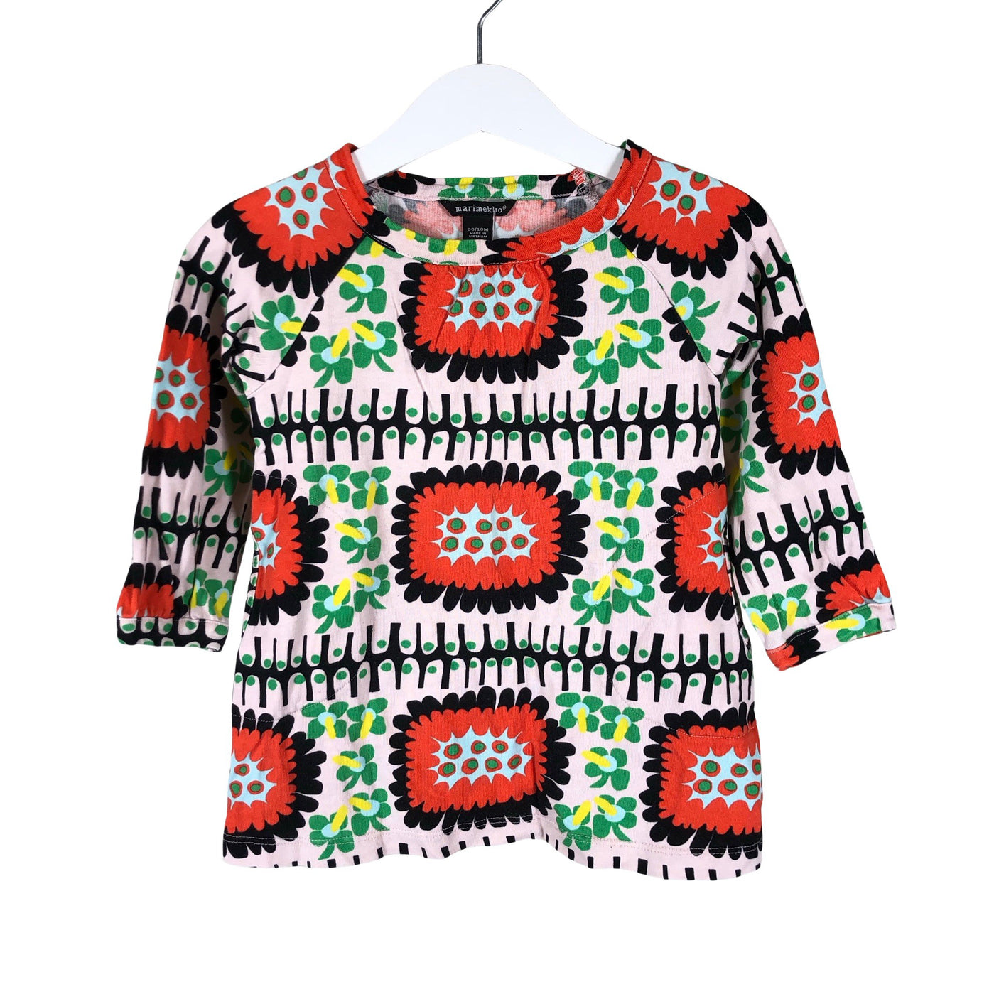 Unisex Marimekko - Trikotaažist kleit, suurus 80 - 86 - Heleroosa (1)