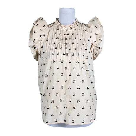 Unisex Co'couture - Lühikeste käistega pluus, suurus 36 - Beige ()