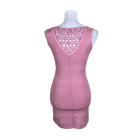 Unisex Koucla - Kootud kleit, suurus 34 - Heleroosa (2)