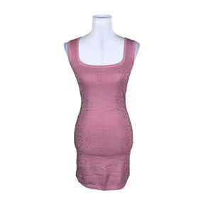Unisex Koucla - Kootud kleit, suurus 34 - Heleroosa (1)