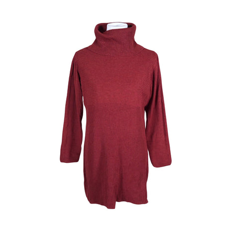 Unisex Rosebud - Kootud tuunika, suurus 40 - Veinipunane ()