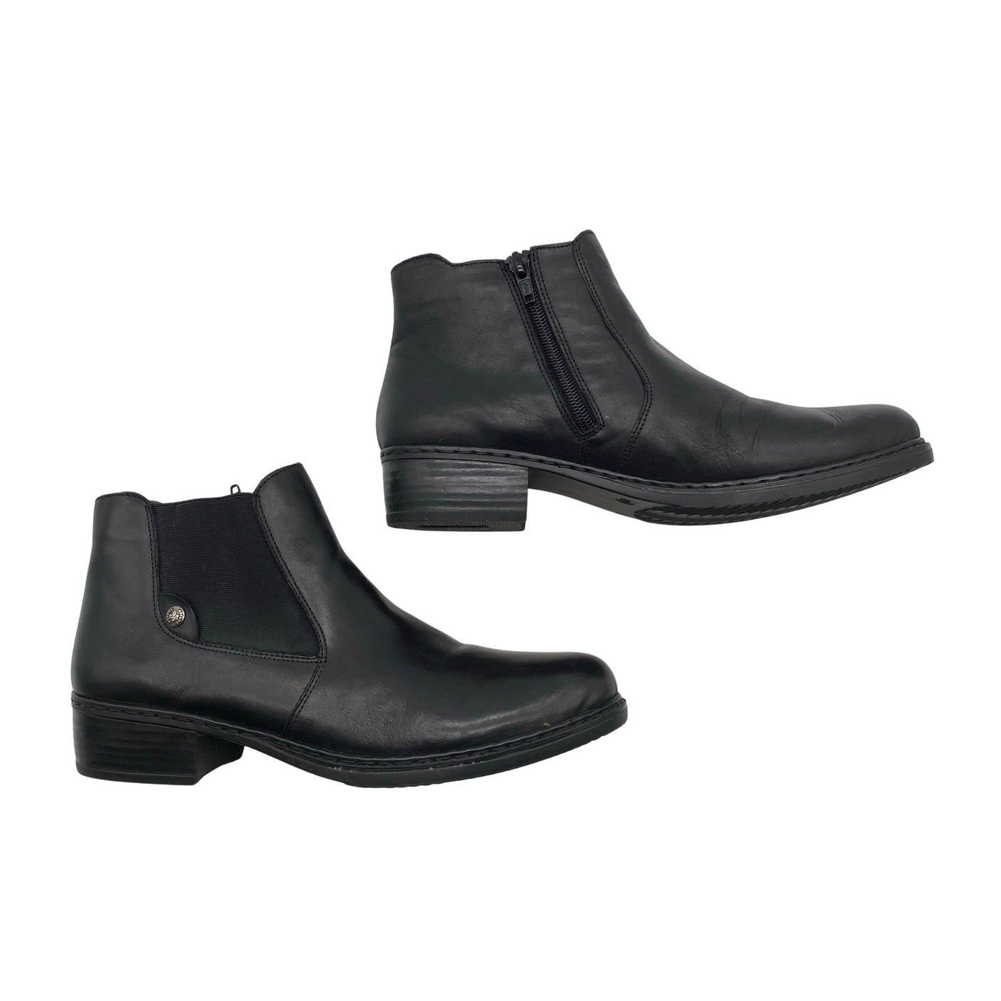 Unisex Rieker - Poolsaapad, suurus 40 - Must (1)