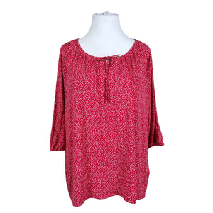 Unisex Noom - Trikotaažist pluus, suurus 46 - Punane (1)