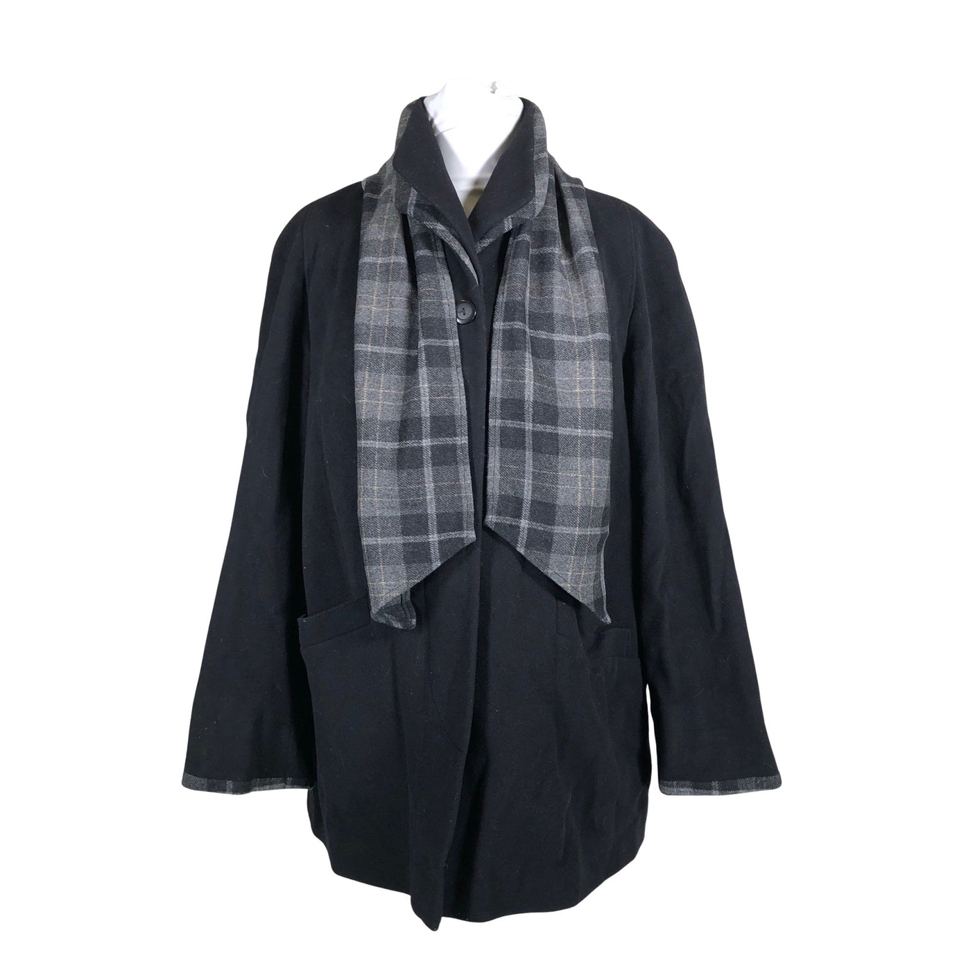 Unisex Bellandi - Villane mantel, suurus 42 - Must (1)