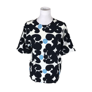 Unisex Marimekko - Lühikeste käistega pluus, suurus 40 - Valge (1)