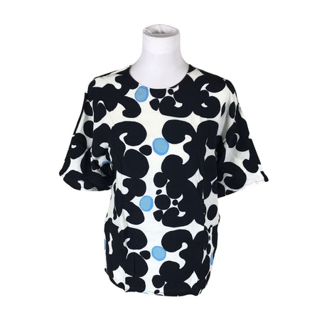 Unisex Marimekko - Lühikeste käistega pluus, suurus 40 - Valge ()