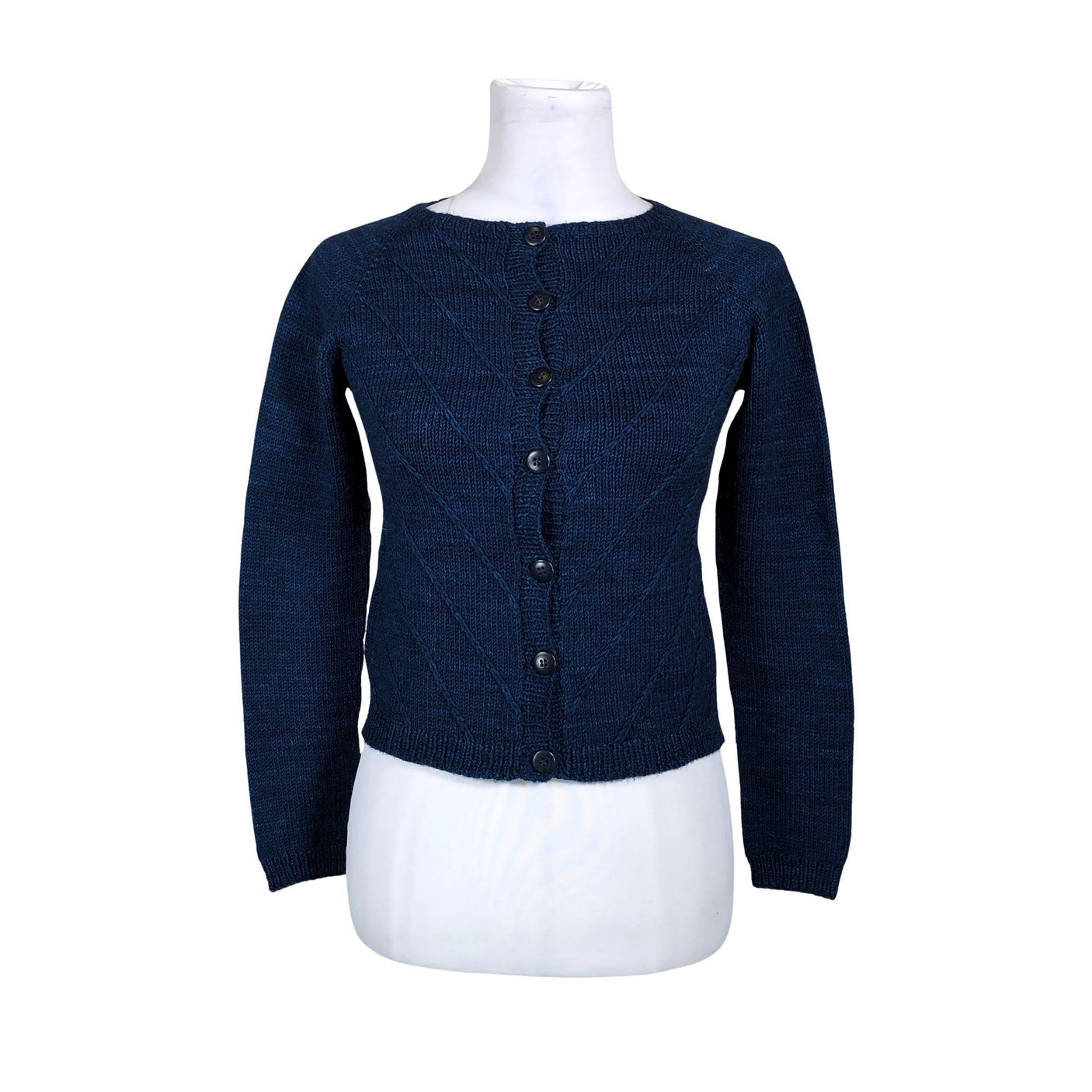 Unisex Handmade - Kardigan, suurus 34 - Sinine (1)