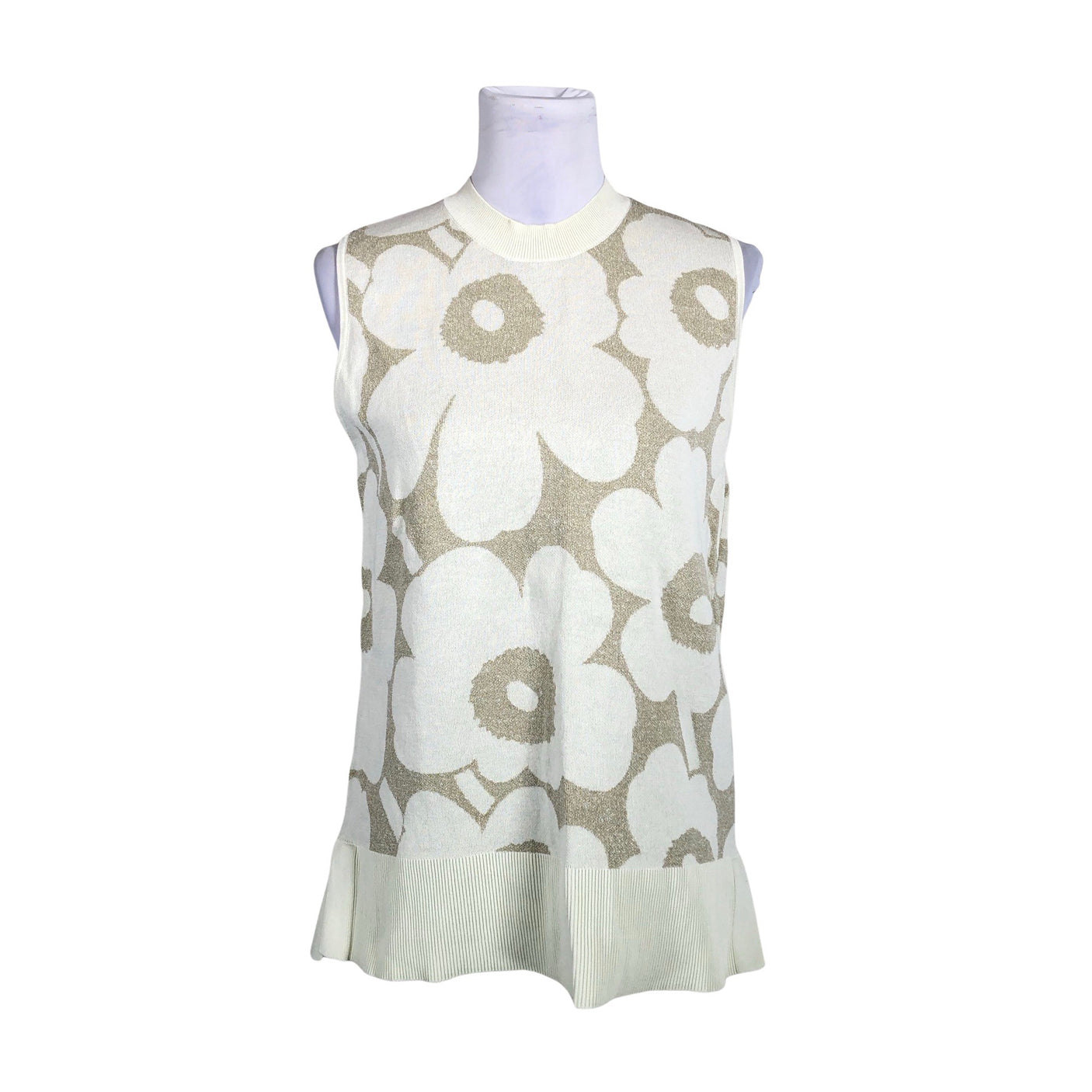 Unisex Marimekko - Kootud vest, suurus 38 - Looduslik valge (1)