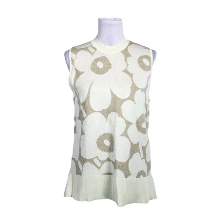 Unisex Marimekko - Kootud vest, suurus 38 - Looduslik valge ()