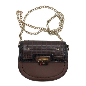 Unisex River Island - Õlakott, suurus Mini - Pruun (1)