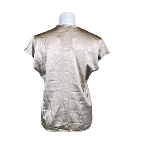 Unisex Pinko - Lühikeste käistega pluus, suurus 38 - Beige (2)