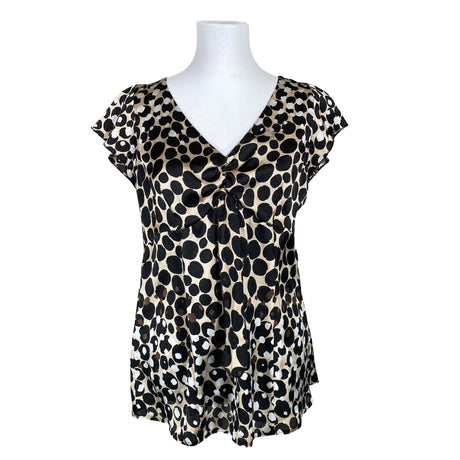 Unisex Gerry Weber - Lühikeste käistega pluus, suurus 38 - Beige ()