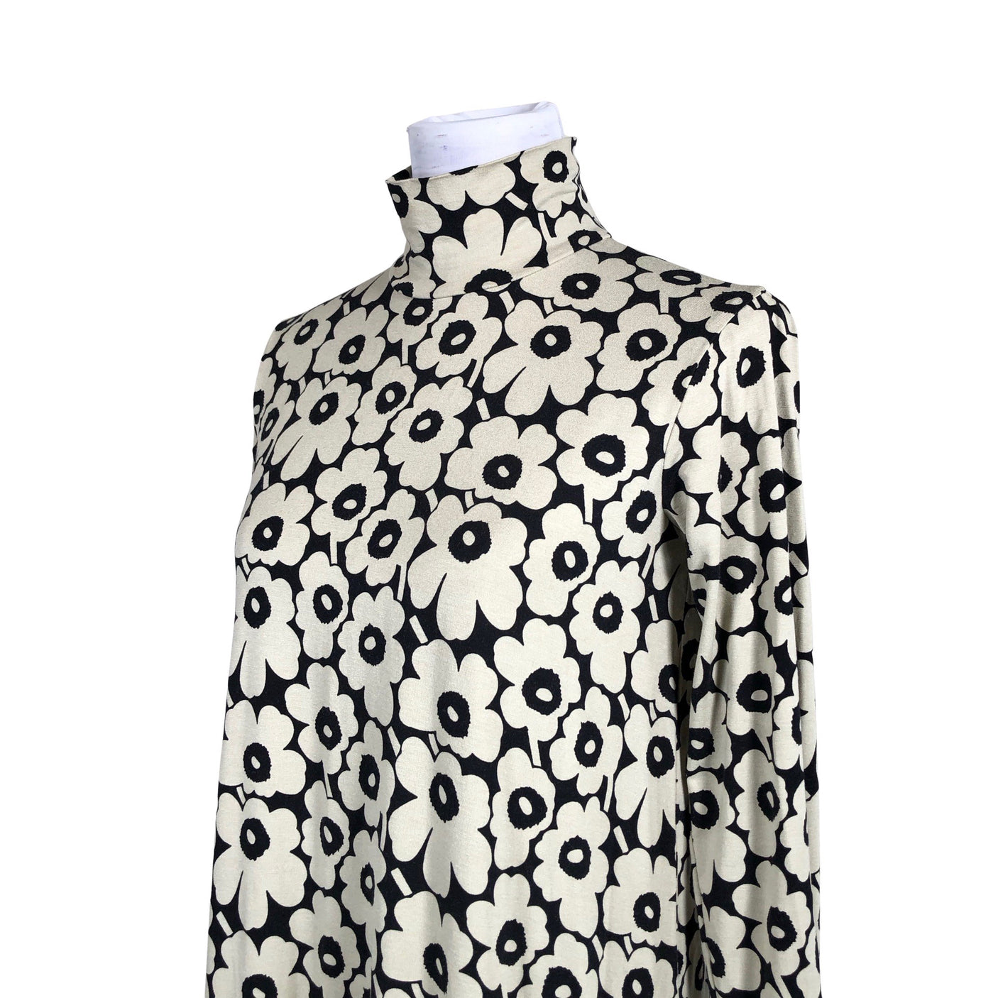 Unisex Marimekko - Trikotaažist kleit, suurus 34 - Must (3)