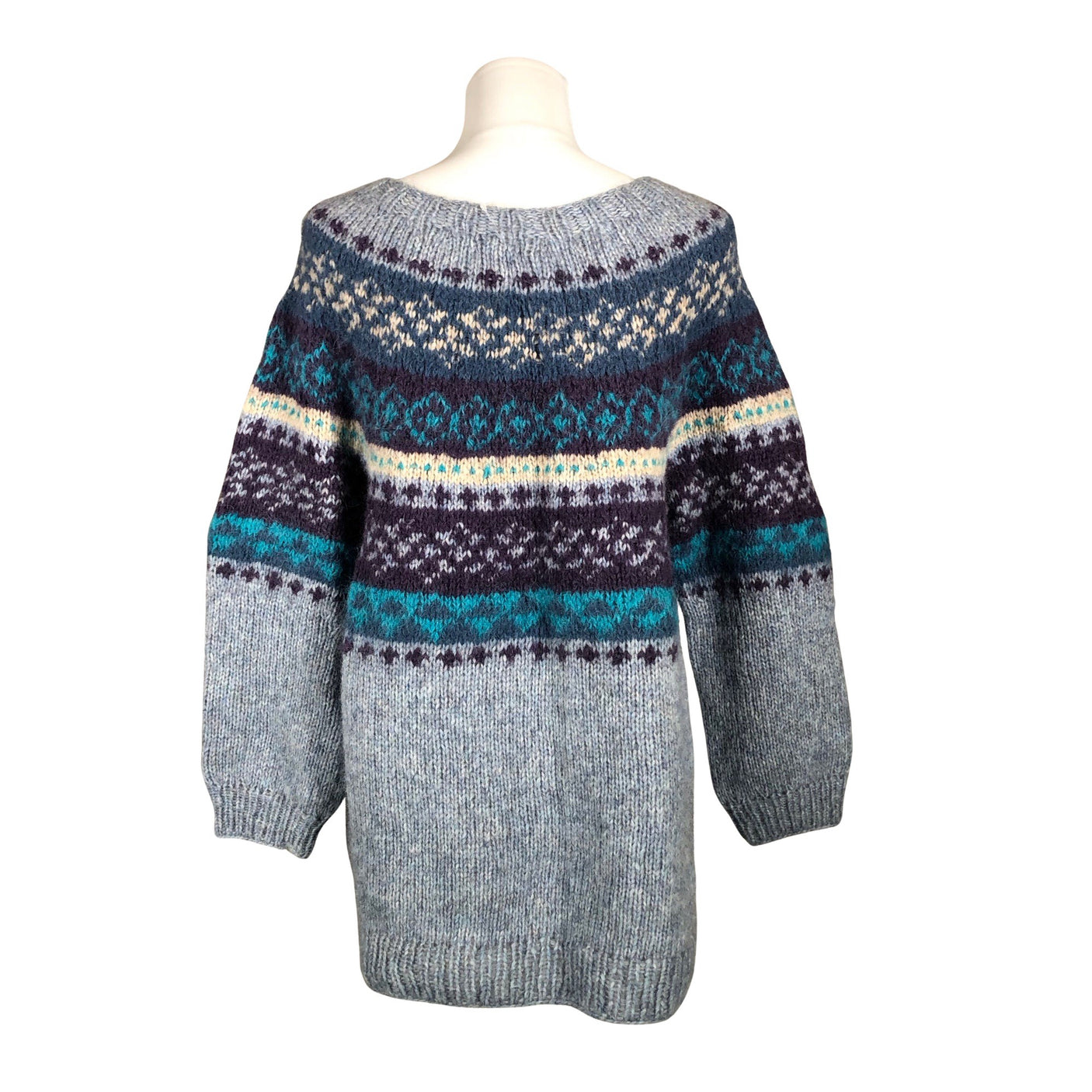 Unisex Handmade - Kampsun, suurus 38 - Helesinine (2)