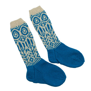 Unisex Handmade - Sokid, suurus 39 - Türkiis (1)