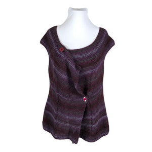 Unisex Handmade - Kootud vest, suurus 42 - Lilla (1)