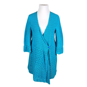 Unisex Handmade - Kardigan, suurus 42 - Türkiis (1)