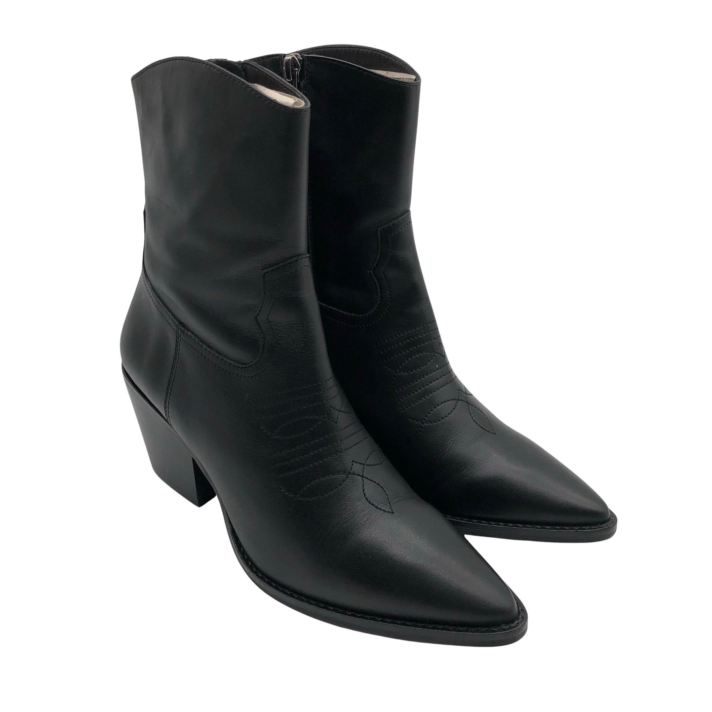 Unisex Andiata - Kauboisaapad, suurus 40 - Must (3)