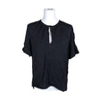 Unisex FWSS - Lühikeste käistega pluus, suurus 34 - Must ()
