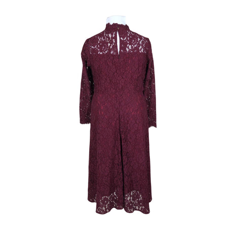 Unisex Ril's - Pidulik kleit, suurus 44 - Veinipunane (2)