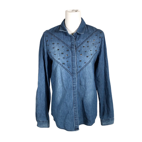 Unisex Selected - Teksasärk, suurus 40 - Sinine ()