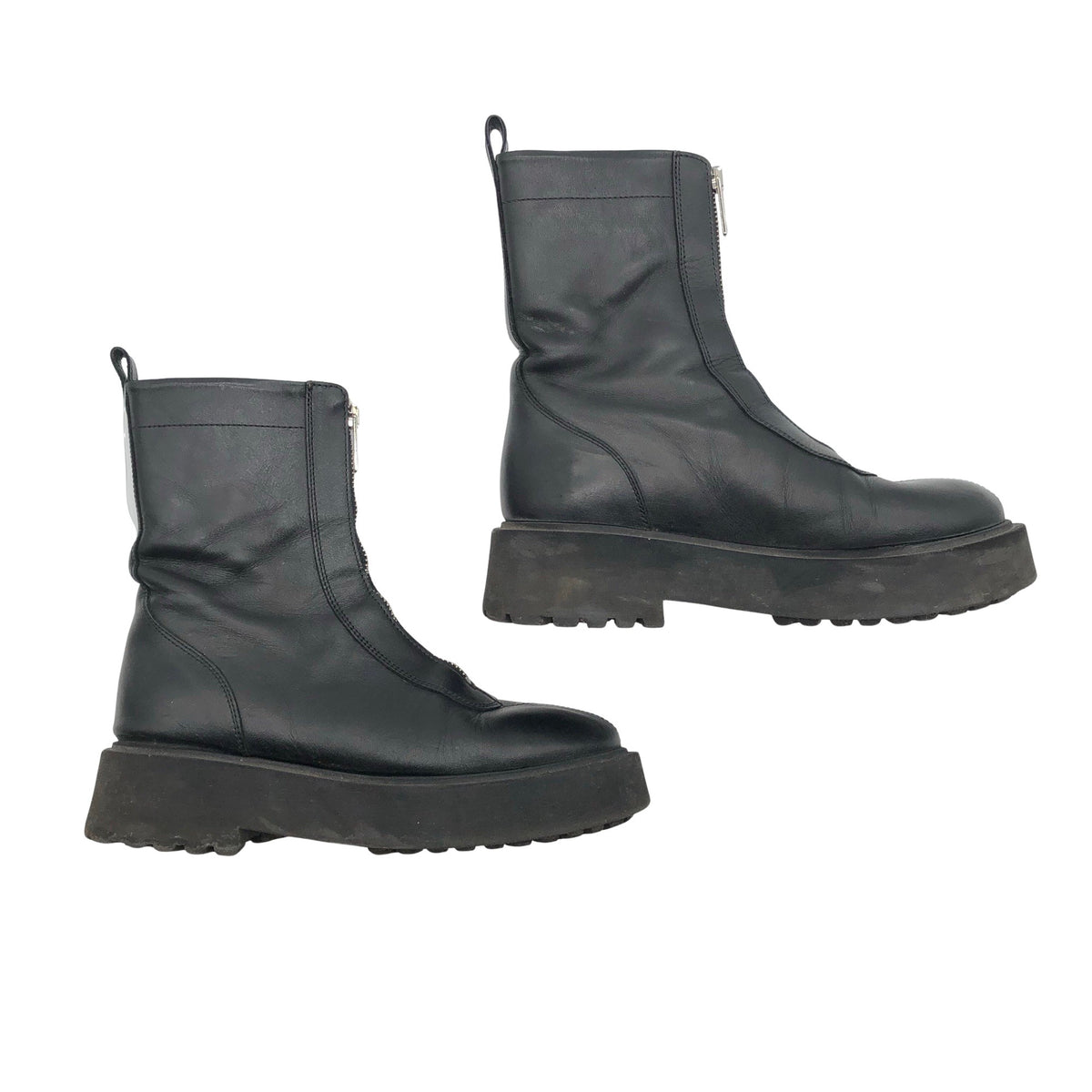 Unisex Flattered - Poolsaapad, suurus 37 - Must (1)