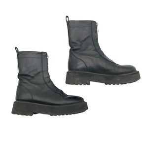 Unisex Flattered - Poolsaapad, suurus 37 - Must (1)