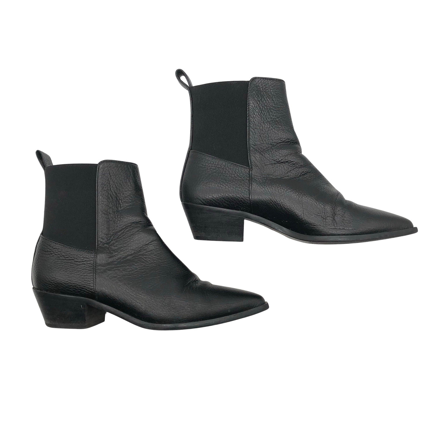 Unisex Flattered - Poolsaapad, suurus 37 - Must (1)
