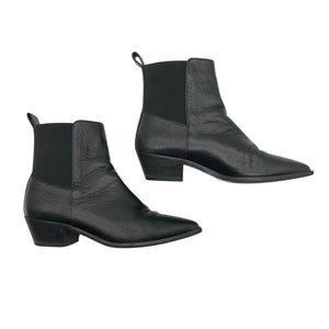 Unisex Flattered - Poolsaapad, suurus 37 - Must (1)