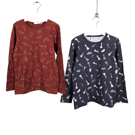 Unisex me&i - Trikotaažist pluus, suurus 134 - 140 - Pruun ()