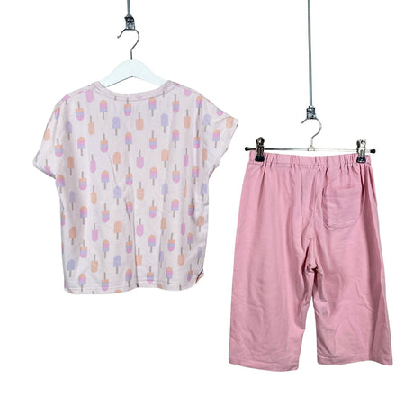 Unisex Uniqlo - Ööpesu, suurus 122 - 128 - Heleroosa (2)