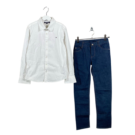 Unisex Tommy Hilfiger - Triiksärk, suurus 134 - 140 - Valge ()