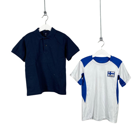 Unisex Uniqlo - Polosärk, suurus 122 - 128 - Sinine ()