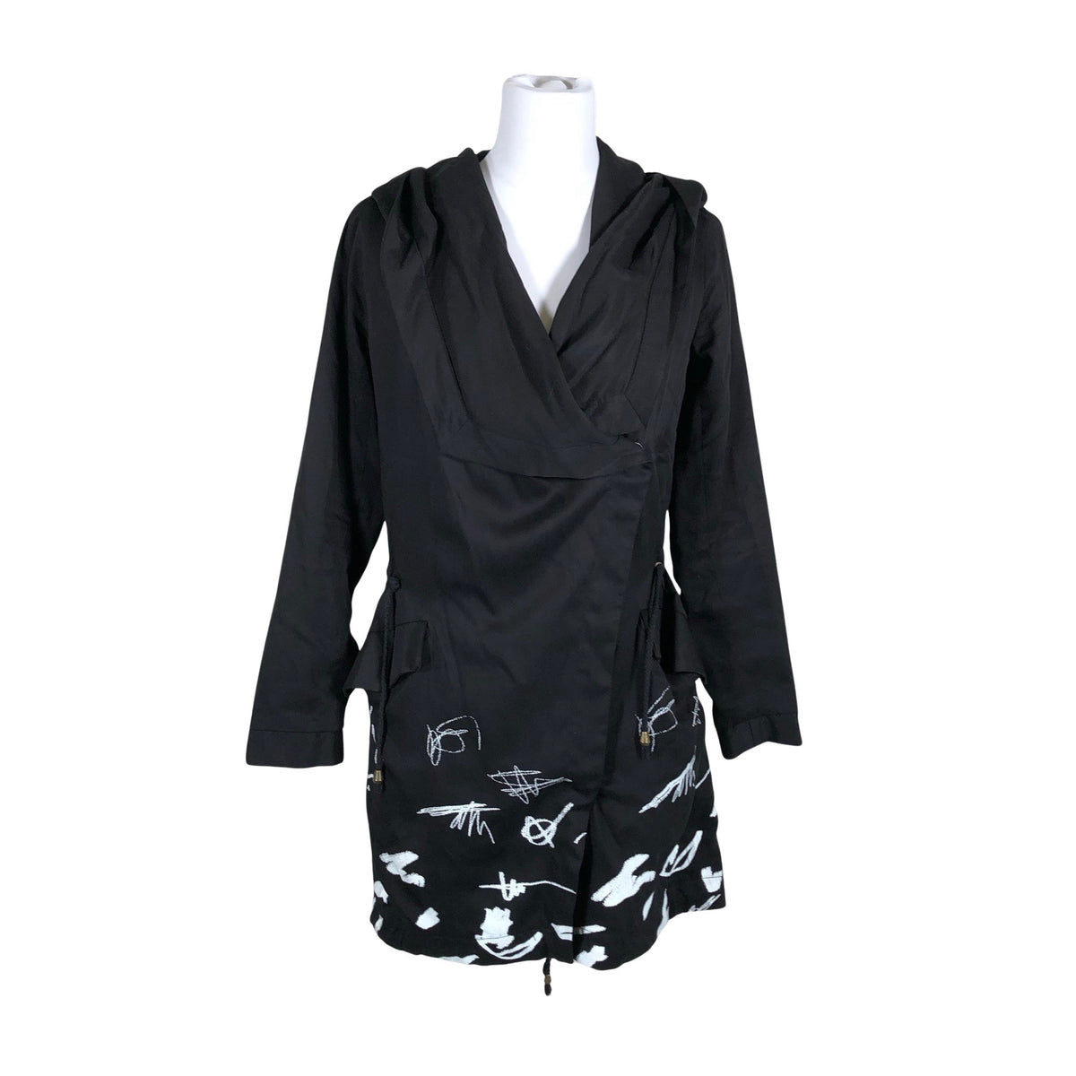 Unisex Desigual - Trentš, suurus 36 - Must (1)