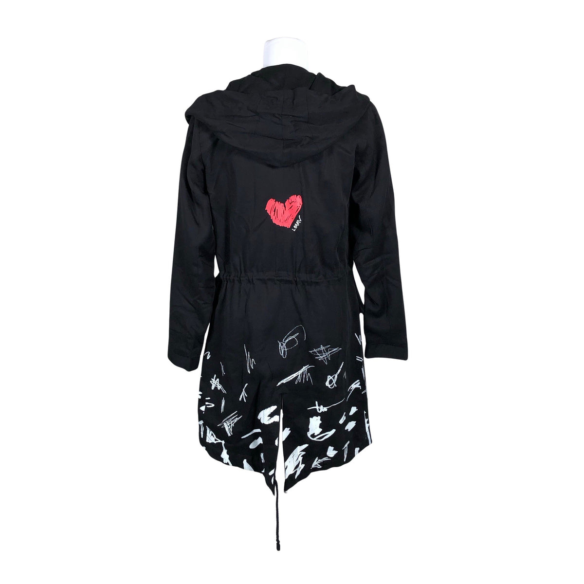 Unisex Desigual - Trentš, suurus 36 - Must (2)