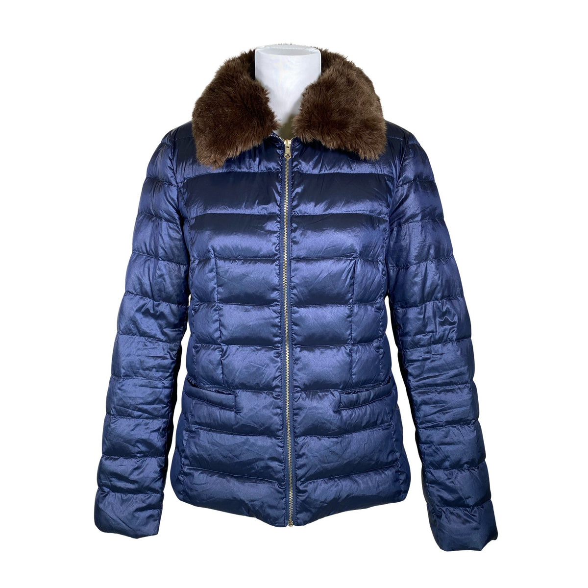 Unisex Benetton - Õhem talvejope, suurus 38 - Sinine (1)