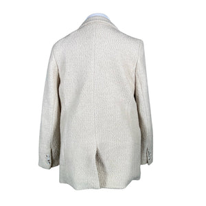Unisex Lindex - Villane mantel, suurus 44 - Looduslik valge (2)
