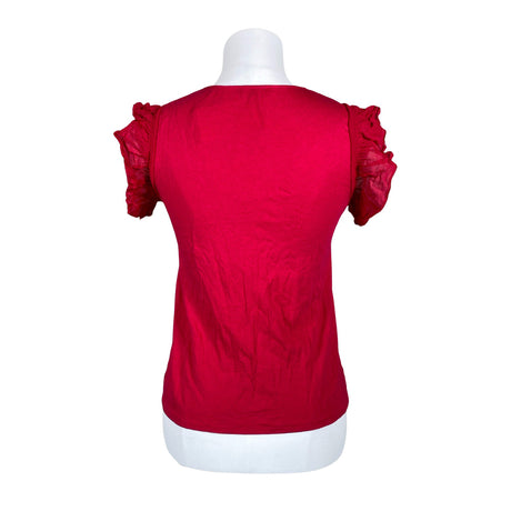 Unisex Massimo Dutti - Lühikeste käistega pluus, suurus 36 - Roosa (2)