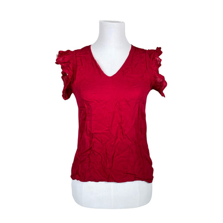 Unisex Massimo Dutti - Lühikeste käistega pluus, suurus 36 - Roosa ()