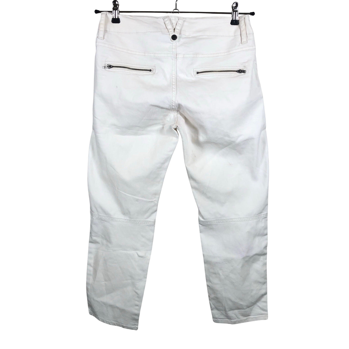 Unisex Lindex - Mittevenivad püksid, suurus 36 - Valge (2)